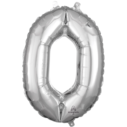 16" Mylar Silver Numbers - Image 2
