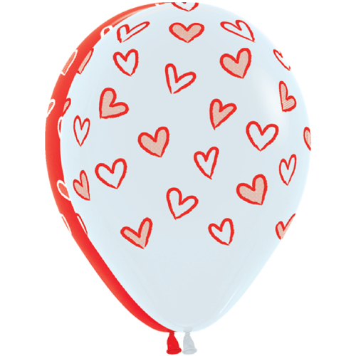 11" Forever Hearts Assortment (50ct) - Image 1
